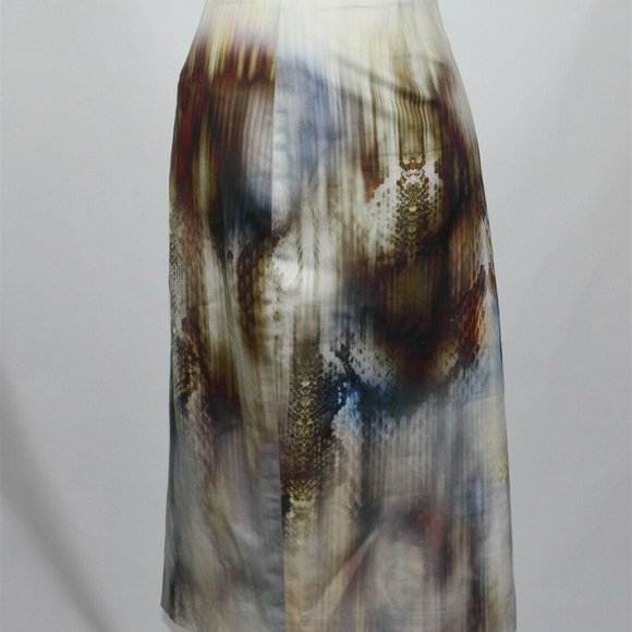 Yansi Fugel Women's Skirt 8 Multi-Color Snake - Picture 1 of 6